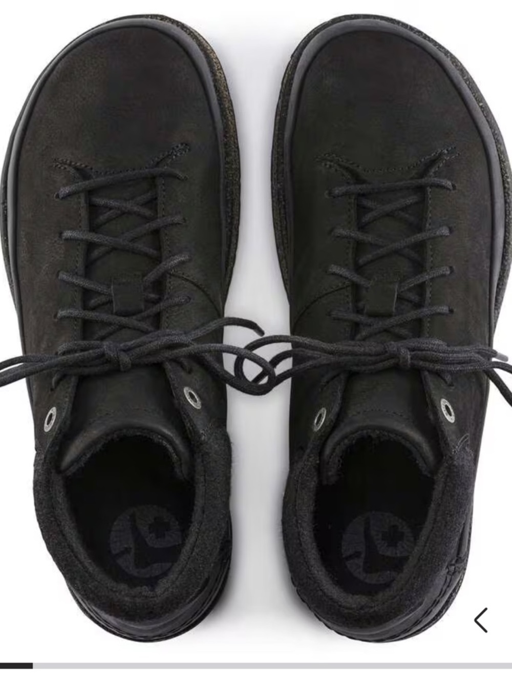Birkenstock Honnef High Oiled Nubuck Leather Lace Up Sneakers Black 40E NWOT - Picture 8 of 8